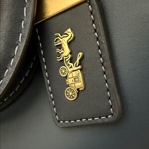 Coach  Rae Tote Bag Dark Denim In Colorblock with Gold Detail PRICE FIRM